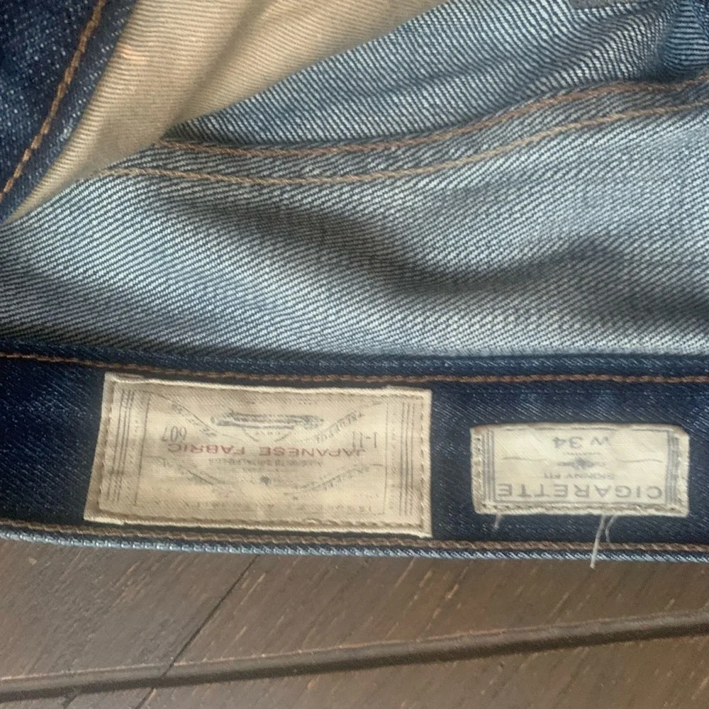 allsaints Japanese selvage denim cigerette - Picture 2 of 3